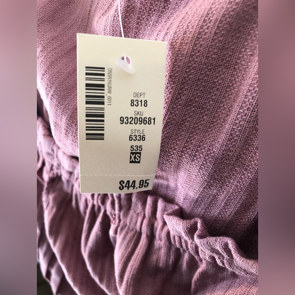 NWT Aeropostale Mauve Billow Sleeve Blouse - Picture 9 of 9